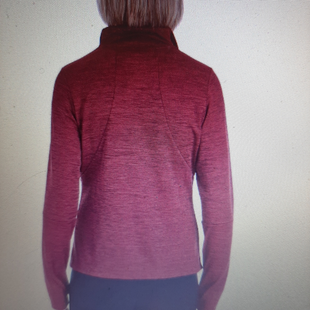Copy - Red Zip-Up Jacket - Picture 3 of 8